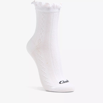 Pointelle Ruffle Crew