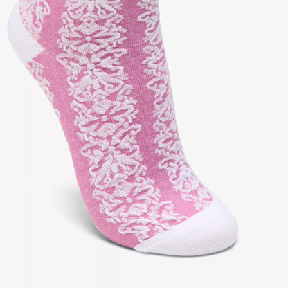 Wide Cuff Floral Crew